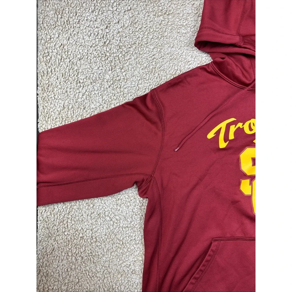 University Southern California Nike Therma-Fit Hoodie Men's M Red NCAA Football